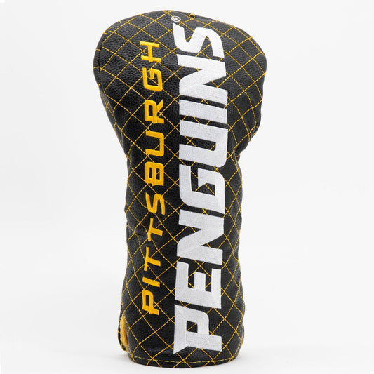 Team Golf Pittsburgh Penguins DR/FW Quilted Headcovers - Team Golf USA