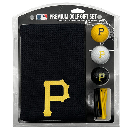 Team Golf Pittsburgh Pirates Golf Gift Sets - Microfiber Towel Gift Set - Color -