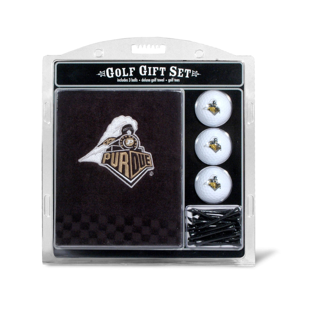 Team Golf Purdue Golf Gift Sets - Embroidered Towel Gift Set -
