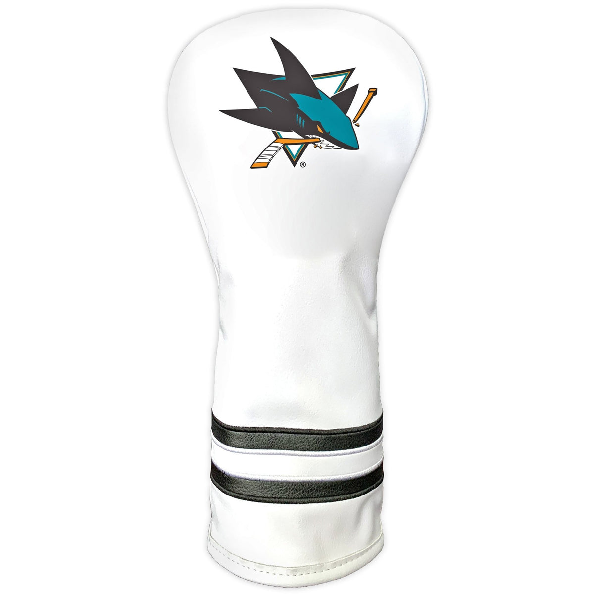 Team Golf San Jose Sharks DR/FW Headcovers - Fairway HC - Printed White