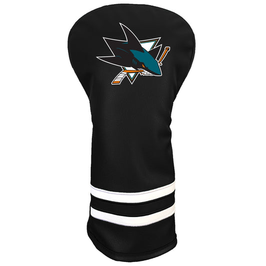 Team Golf San Jose Sharks DR/FW Headcovers - Vintage Driver HC - Printed Color