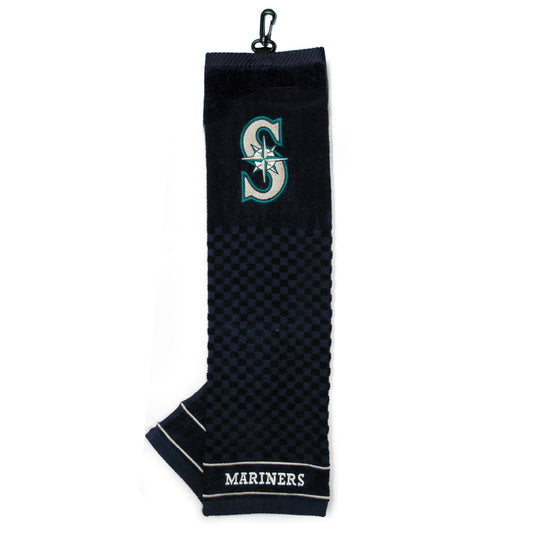 Team Golf Seattle Mariners Golf Towels - Tri - Fold 16x22 -