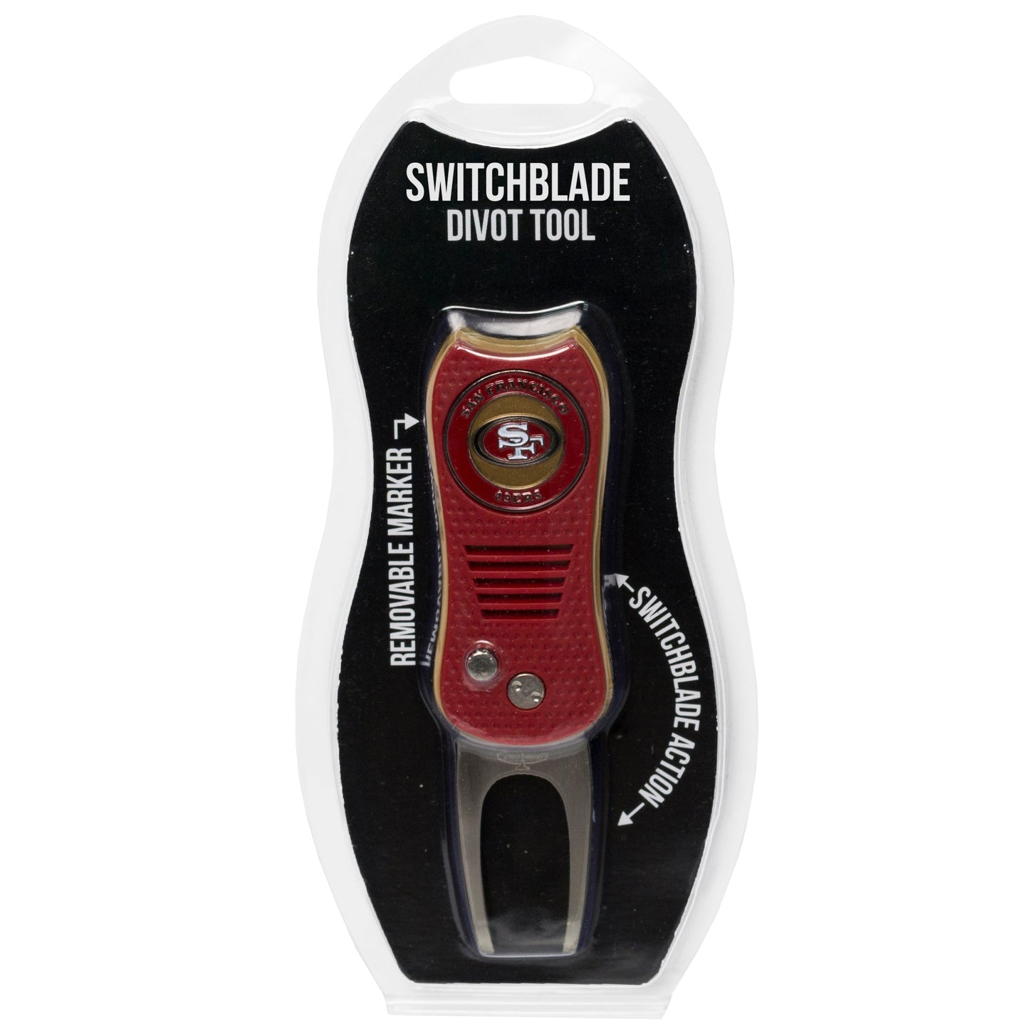 Team Golf SF 49ers Divot Tools - Switchblade Divot Tool -