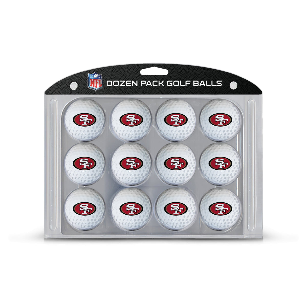 Team Golf SF 49ers Golf Balls - 12 Pack - White