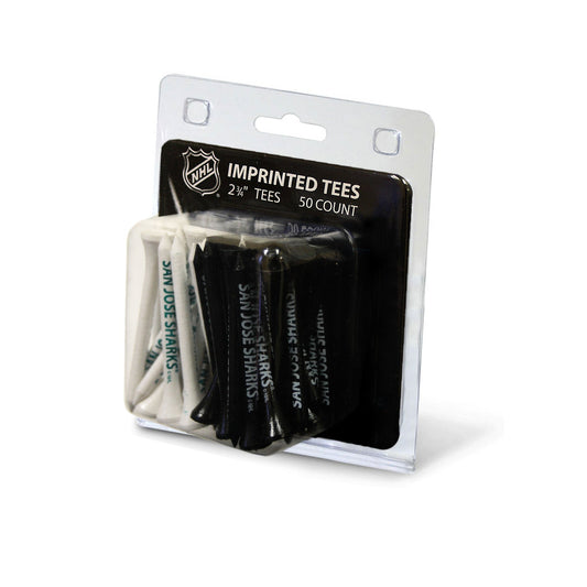Team Golf SJ Sharks Golf Tees - 50 Tee Pack -