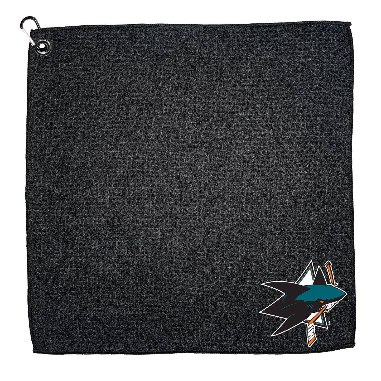 Team Golf SJ Sharks Towels - Microfiber 15X15 Color -