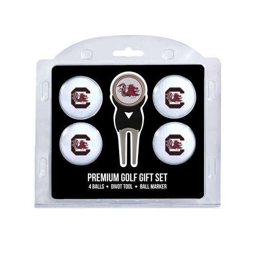 Team Golf South Carolina Golf Gift Sets - 4 Ball Gift Set -