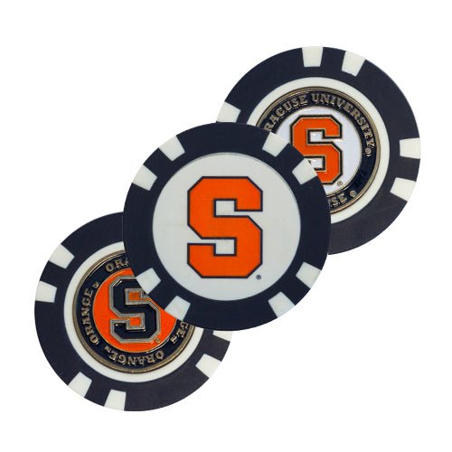 Team Golf Syracuse Ball Markers - Golf Chip Marker -