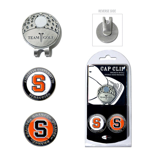 Team Golf Syracuse Ball Markers - Hat Clip - 2 markers -