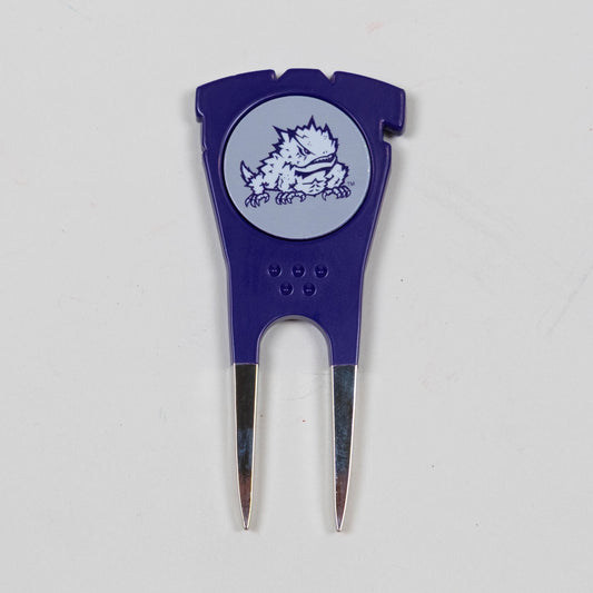 Team Golf TCU Divot Tools - Custom Shaped -