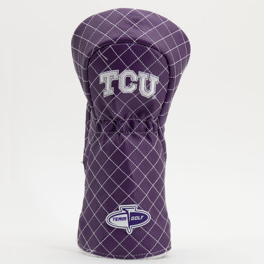 Team Golf TCU DR/FW Quilted Headcovers - Team Golf USA