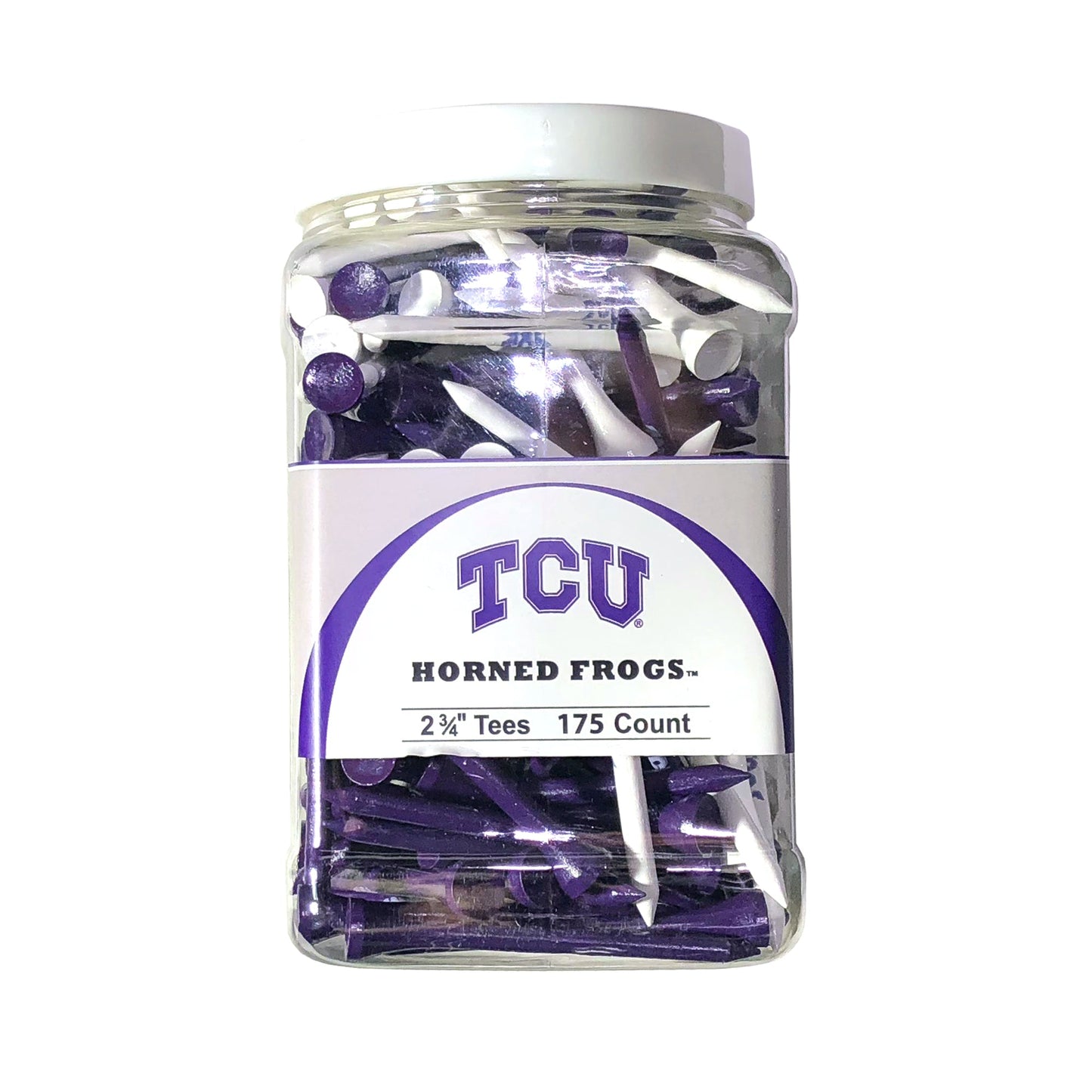 Team Golf TCU Golf Tees - 175 Tee Jar -