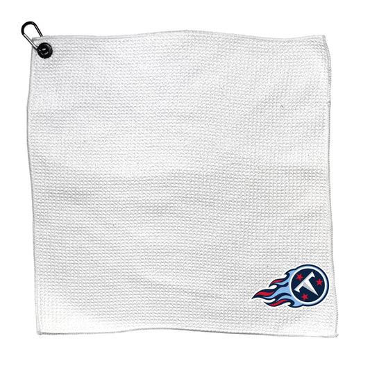 Team Golf TEN Titans Golf Towels - Microfiber 15X15 White -