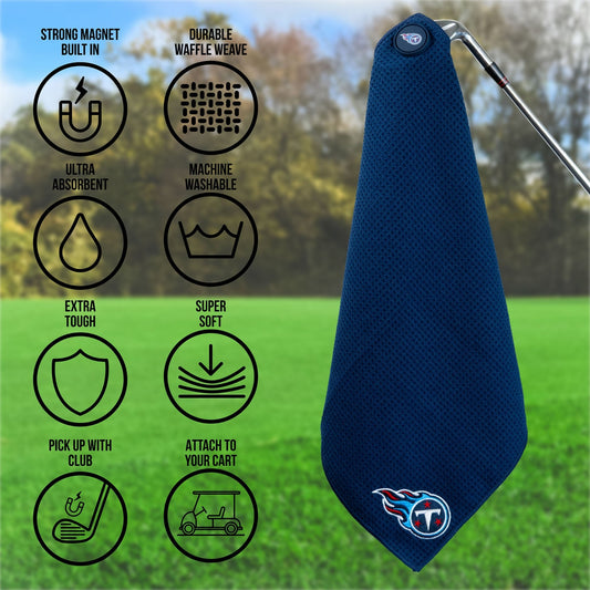 Team Golf Tennessee Titans Magnetic Golf Towel - Team Golf USA