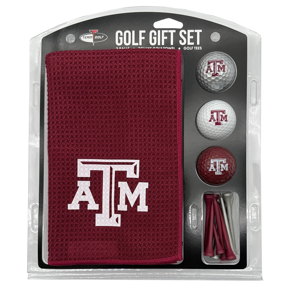 Team Golf Texas A&M Golf Gift Sets - Microfiber Towel Gift Set - Color -