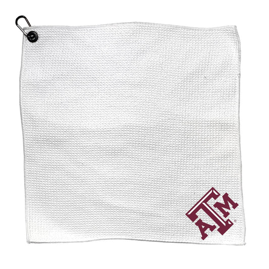 Team Golf Texas A&M Golf Towels - Microfiber 15X15 White -