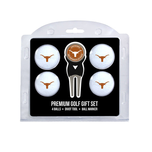 Team Golf Texas Golf Gift Sets - 4 Ball Gift Set -