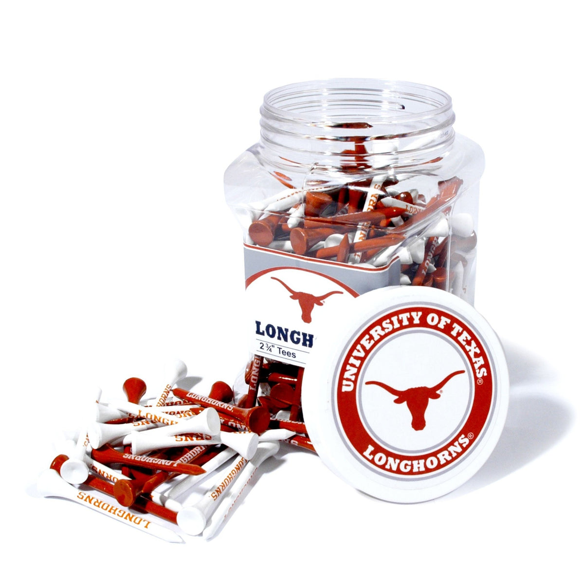 Team Golf Texas Golf Tees - 175 Tee Jar -