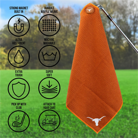 Team Golf Texas Magnetic Golf Towel - Team Golf USA