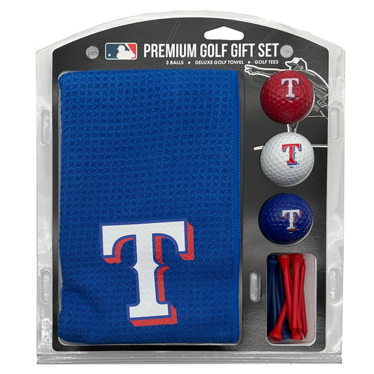 Team Golf Texas Rangers Golf Gift Sets - Microfiber Towel Gift Set - Color -