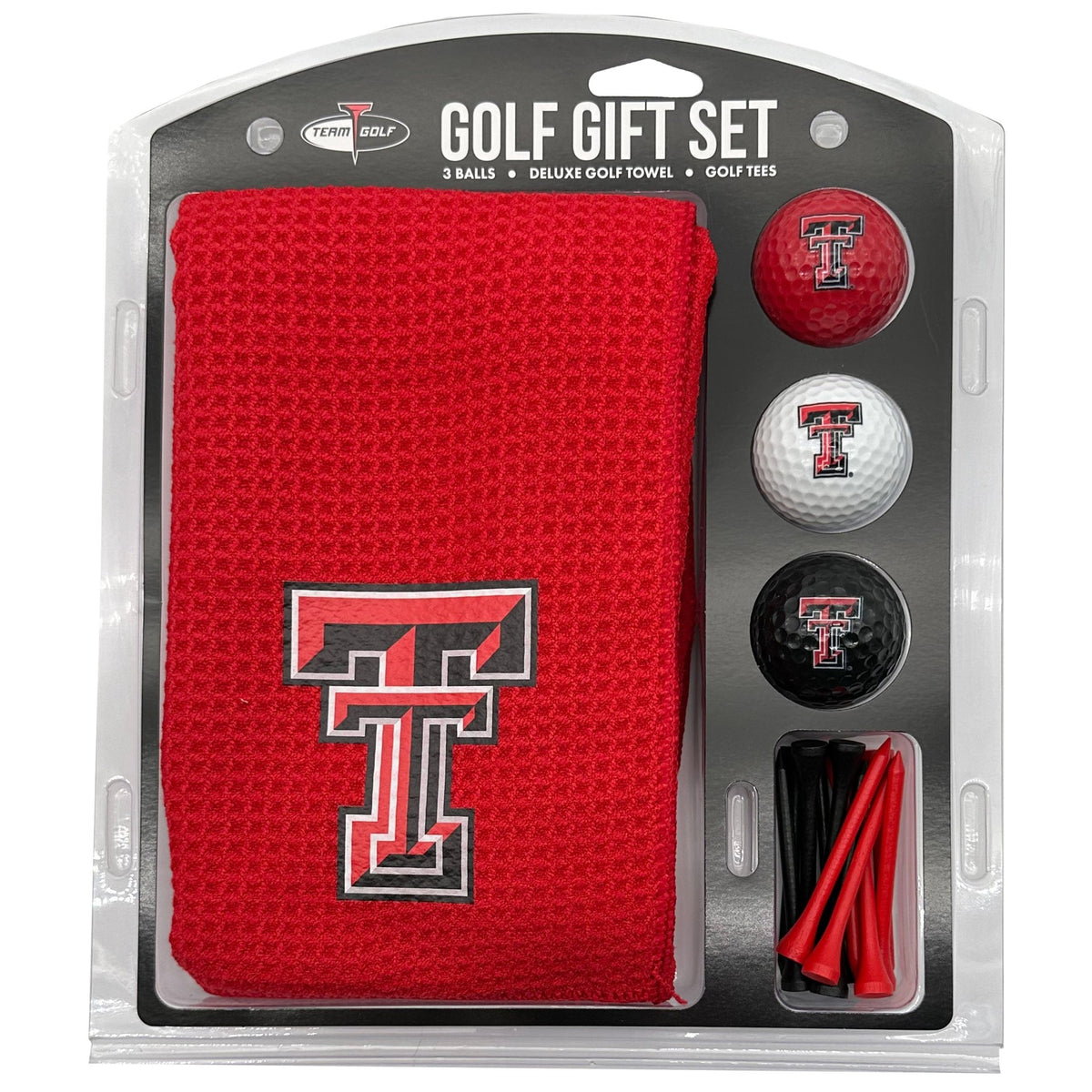 Team Golf Texas Tech Golf Gift Sets - Microfiber Towel Gift Set - Color -