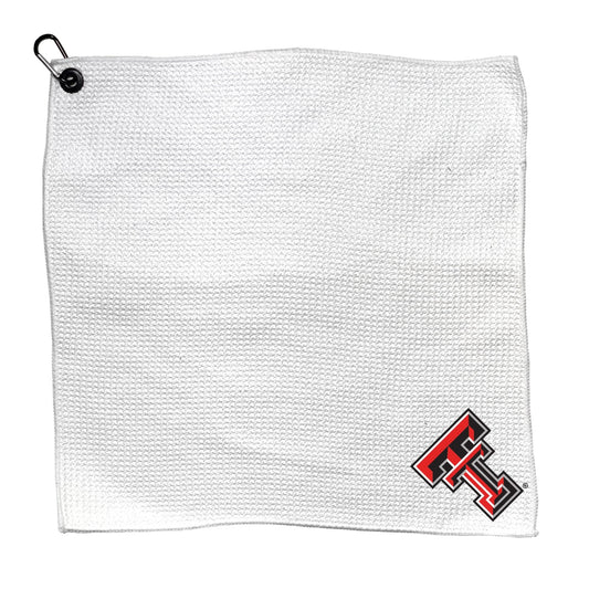 Team Golf Texas Tech Golf Towels - Microfiber 15X15 White -