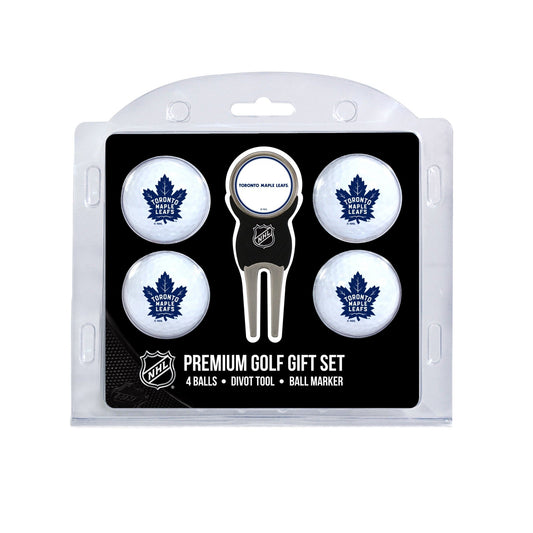 Team Golf TOR Maple Leafs Golf Gift Sets - 4 Ball Gift Set -