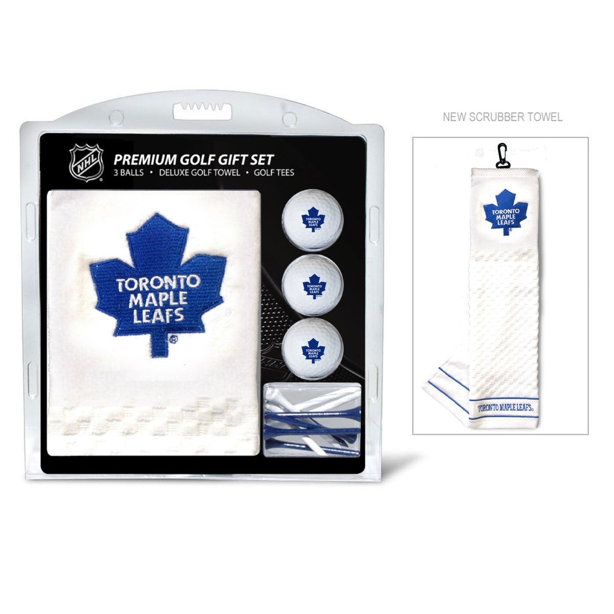 Team Golf TOR Maple Leafs Golf Gift Sets - Embroidered Towel Gift Set -