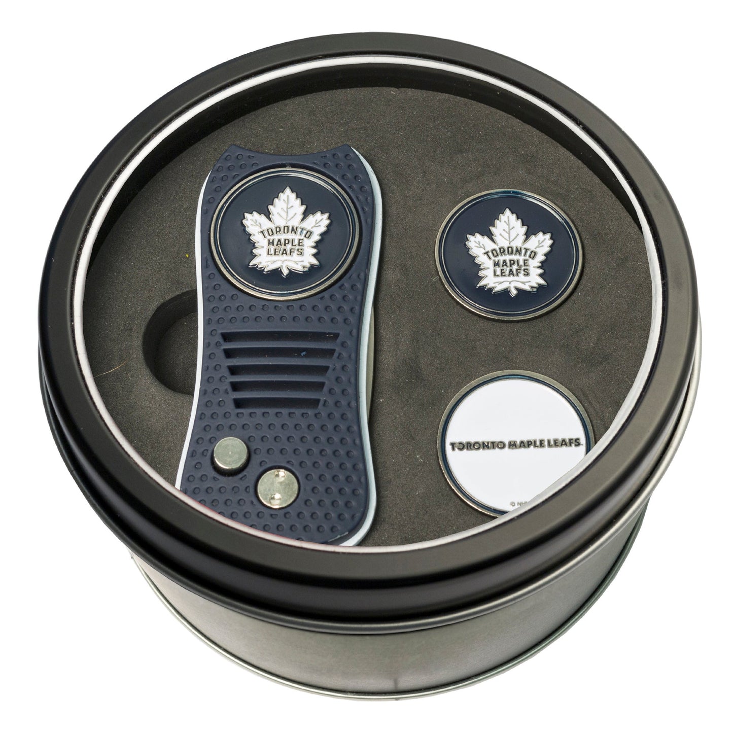 Team Golf TOR Maple Leafs Golf Gift Sets - Tin - Divot Tool & 2 Markers -