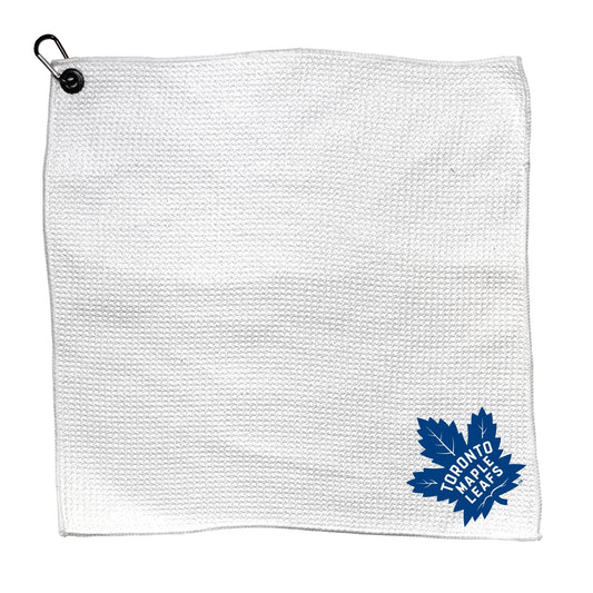 Team Golf TOR Maple Leafs Towels - Microfiber 15X15 White -