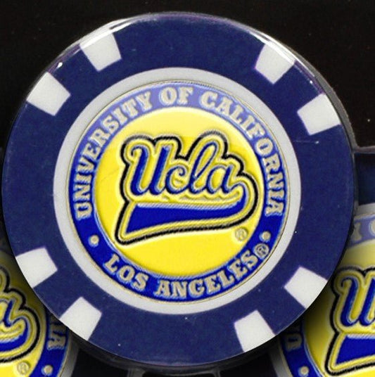 Team Golf UCLA Ball Markers - Golf Chip Marker -