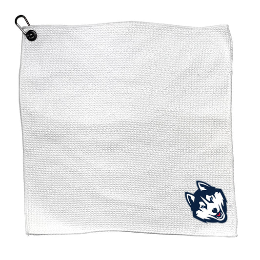 Team Golf UConn Golf Towels - Microfiber 15X15 White -