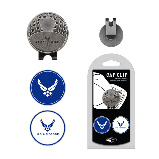 Team Golf US Air Force Ball Markers - Hat Clip - 2 markers -