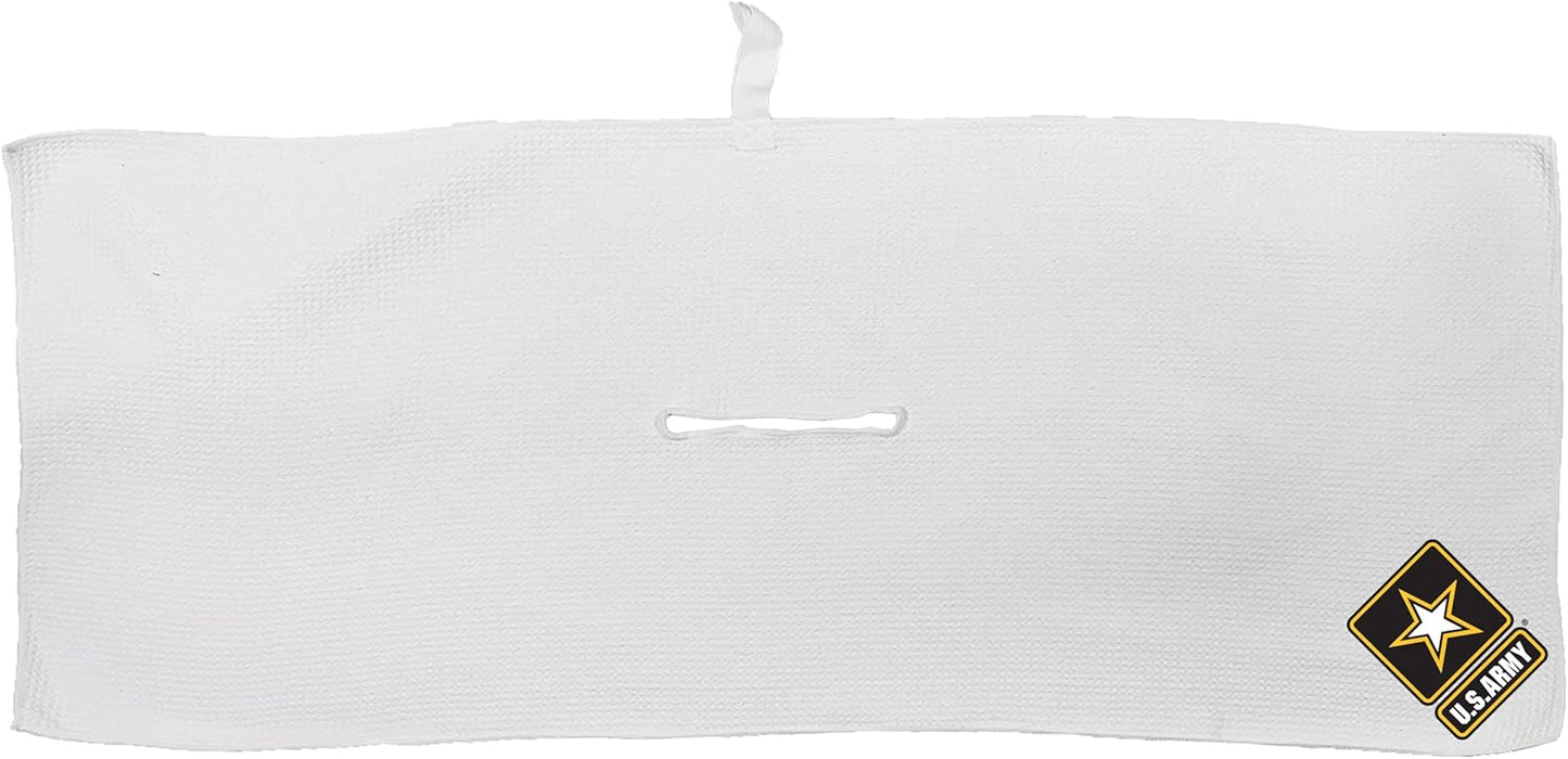 Team Golf US ARMY Golf Towels - Microfiber 16X40 White -