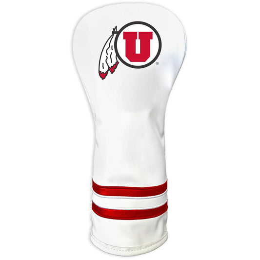 Team Golf Utah DR/FW Headcovers - Fairway HC - Printed White