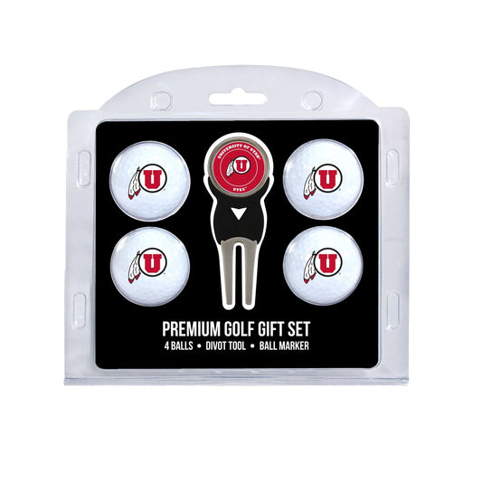 Team Golf Utah Golf Gift Sets - 4 Ball Gift Set -