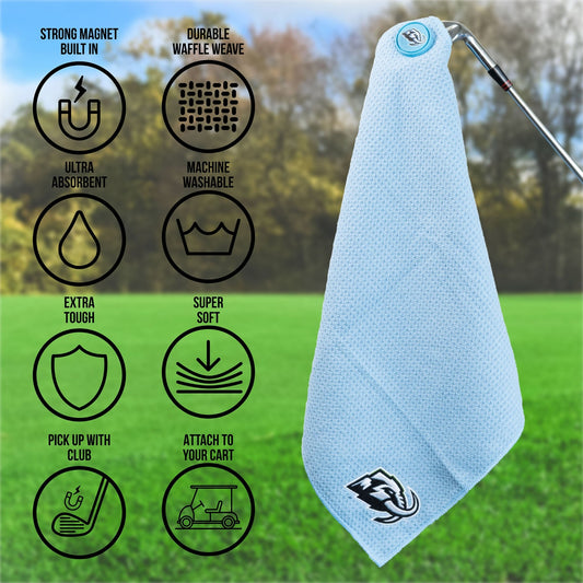 Team Golf Utah Mammoth Magnetic Golf Towel - Team Golf USA