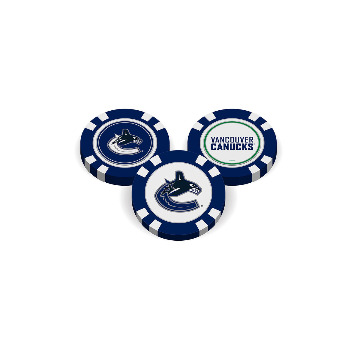 Team Golf VAN Canucks Ball Markers - Golf Chip Marker -