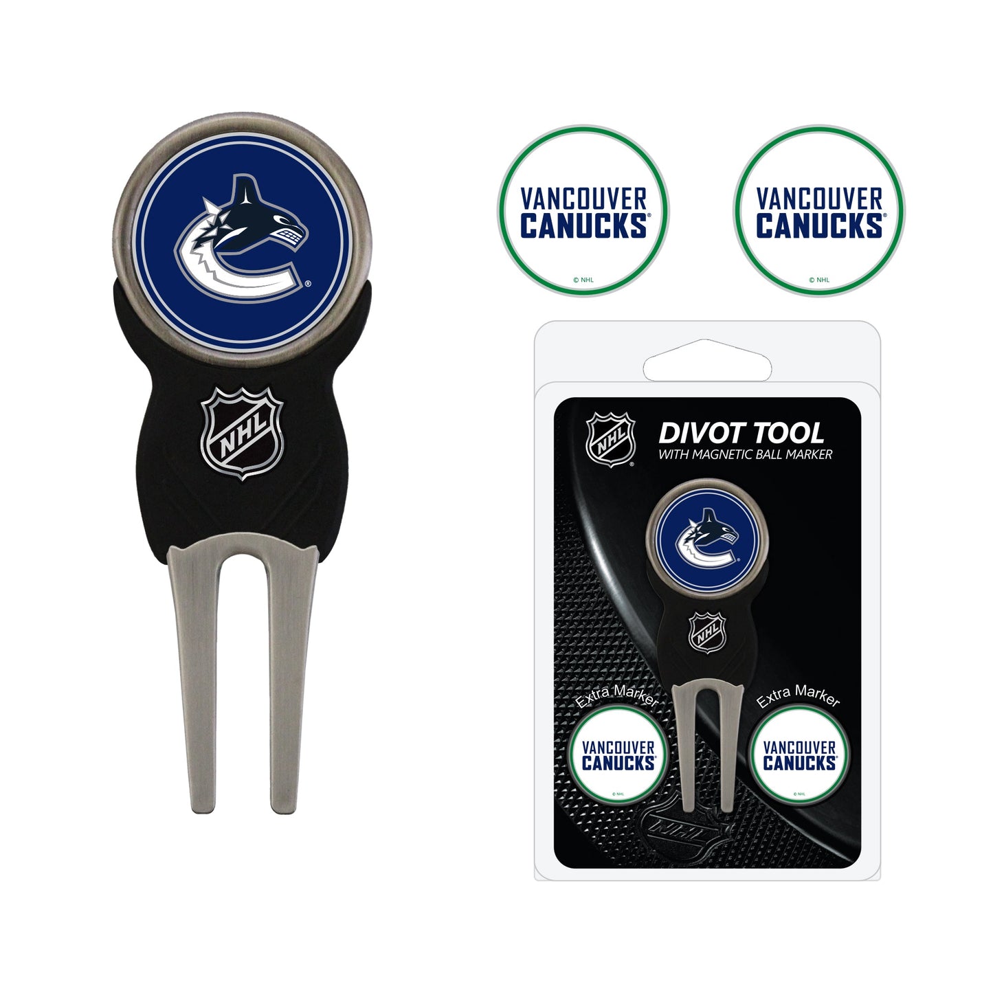 Team Golf VAN Canucks Divot Tools - Signature Divot Tool Pack -
