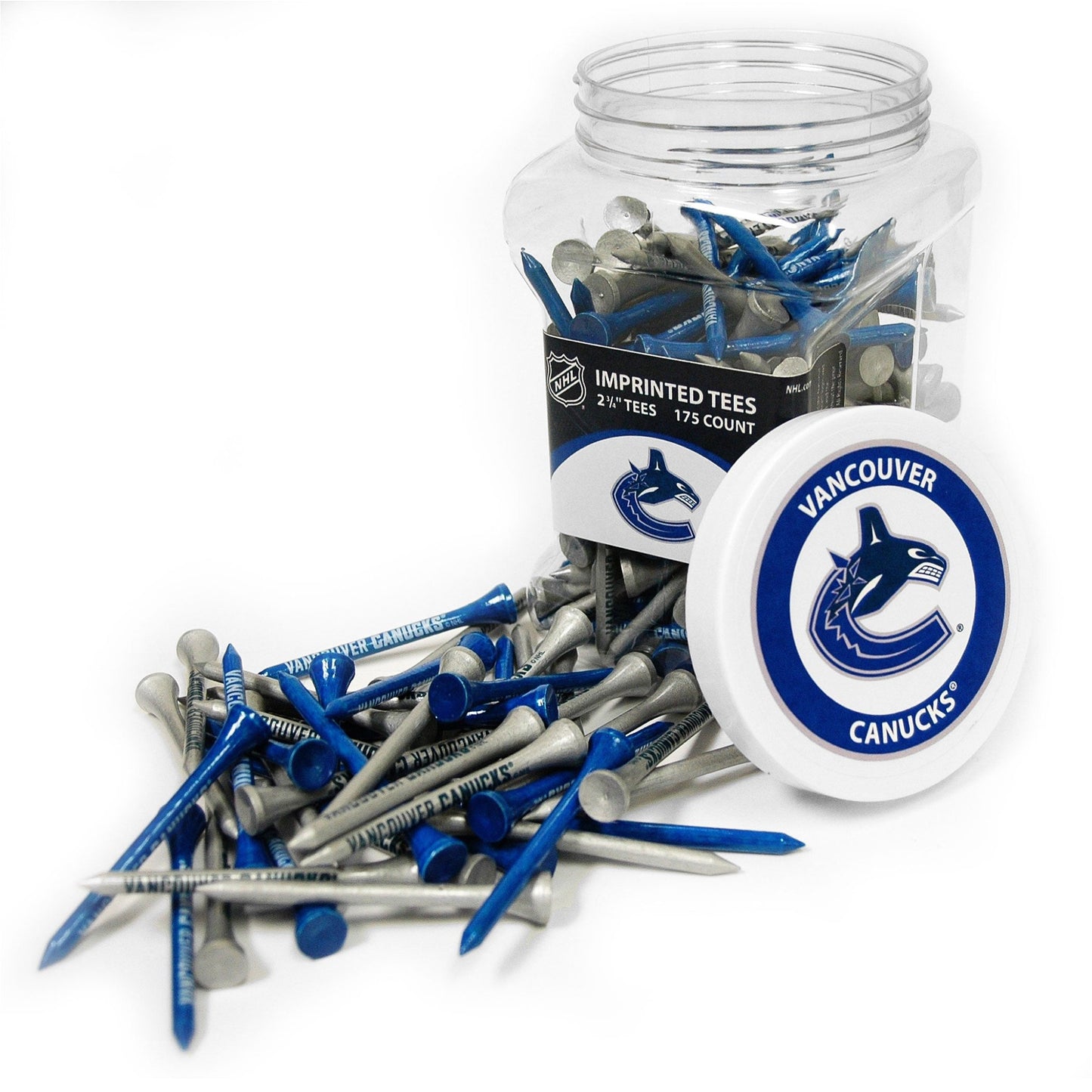 Team Golf VAN Canucks Golf Tees - 175 Tee Jar -