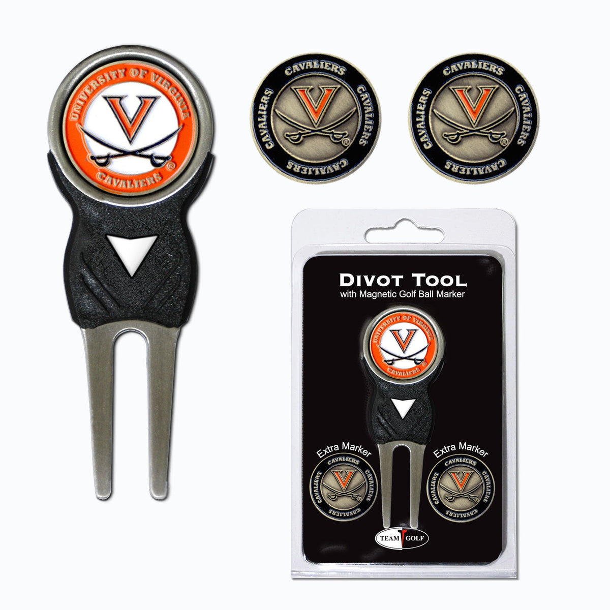 Team Golf Virginia Divot Tools - Signature Divot Tool Pack -