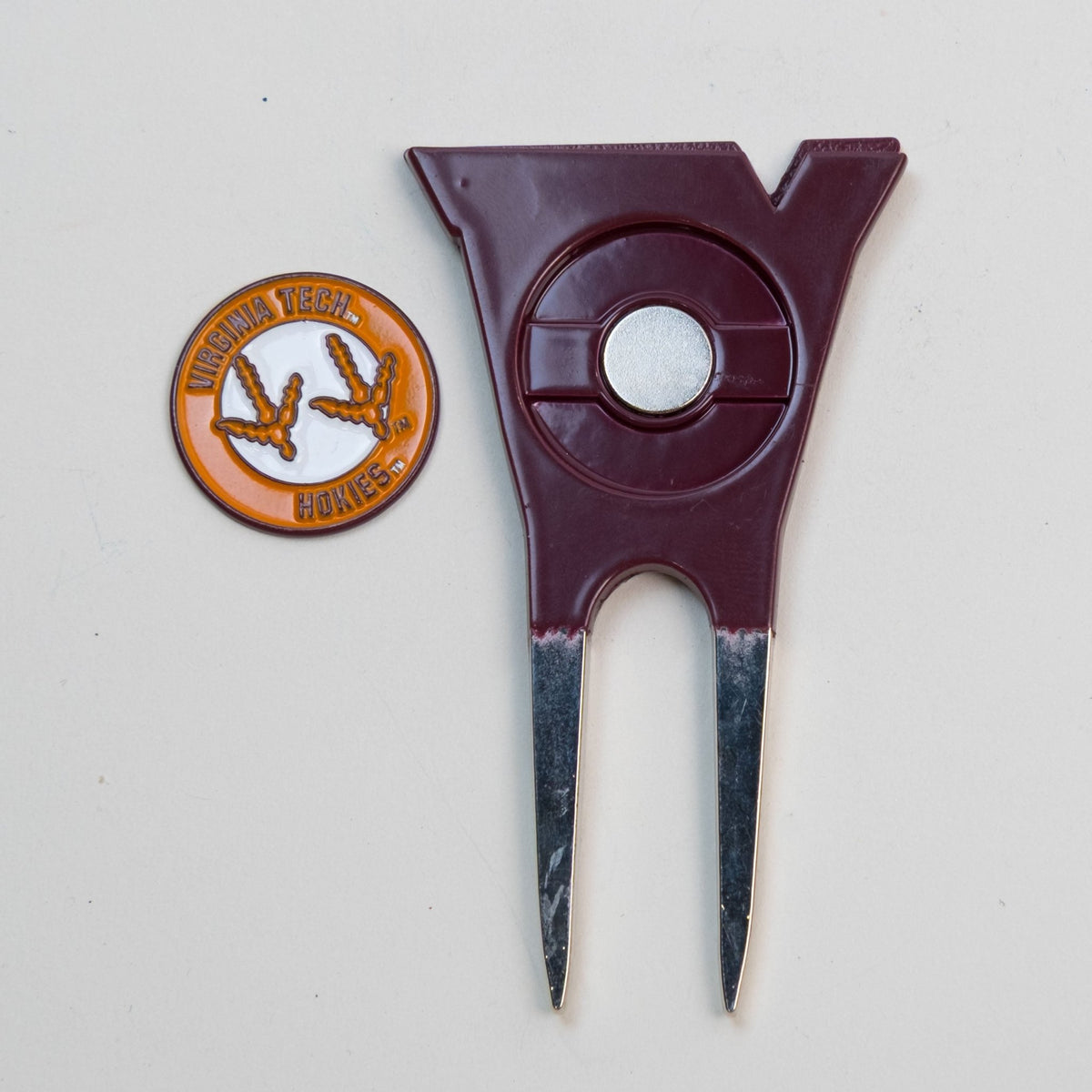 Team Golf Virginia Tech Divot Tools - Custom Shaped -