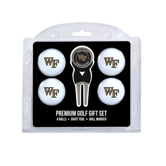 Team Golf Wake Forest Golf Gift Sets - 4 Ball Gift Set -