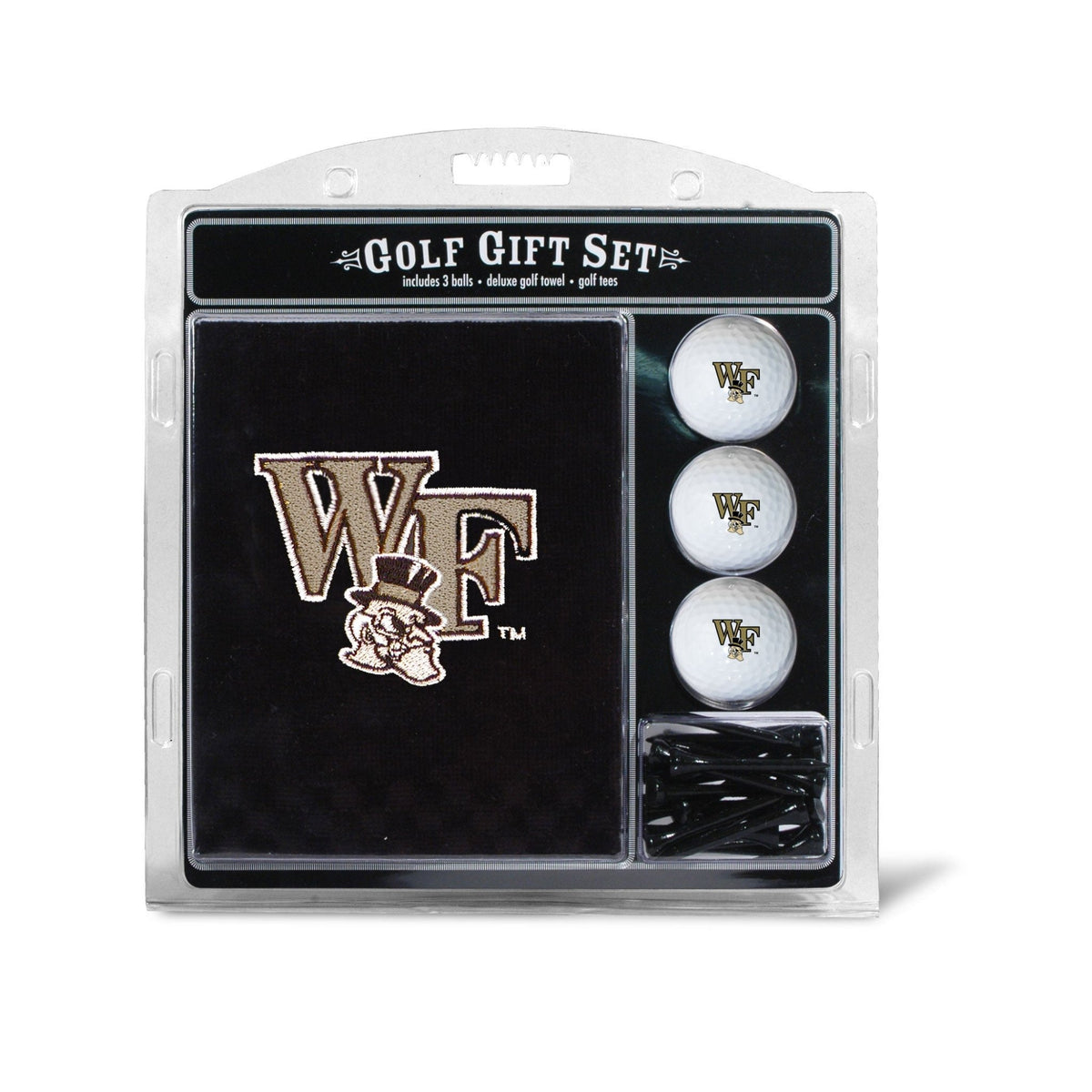 Team Golf Wake Forest Golf Gift Sets - Embroidered Towel Gift Set -