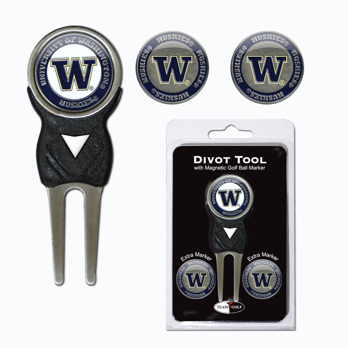Team Golf Washington Divot Tools - Signature Divot Tool Pack -