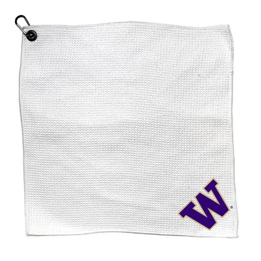 Team Golf Washington Golf Towels - Microfiber 15X15 White -