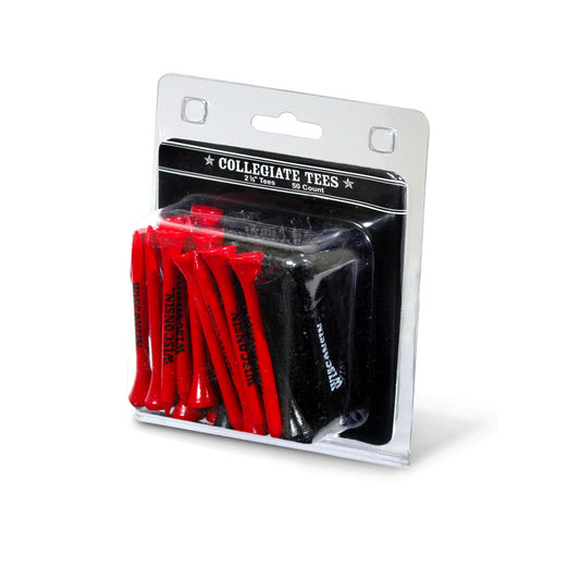 Team Golf Wisconsin Golf Tees - 50 Tee Pack -