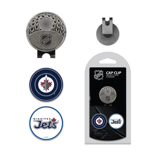 Team Golf WPG Jets Ball Markers - Hat Clip w 2 Ball Markers -