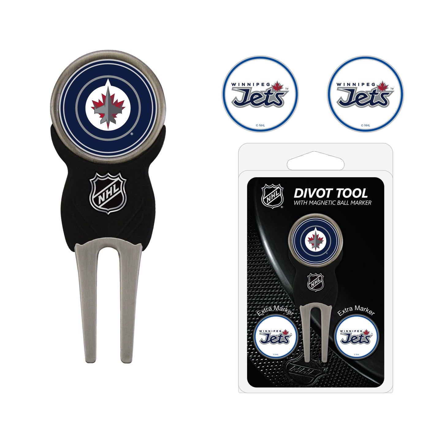 Team Golf WPG Jets Divot Tools - Signature Divot Tool Pack -