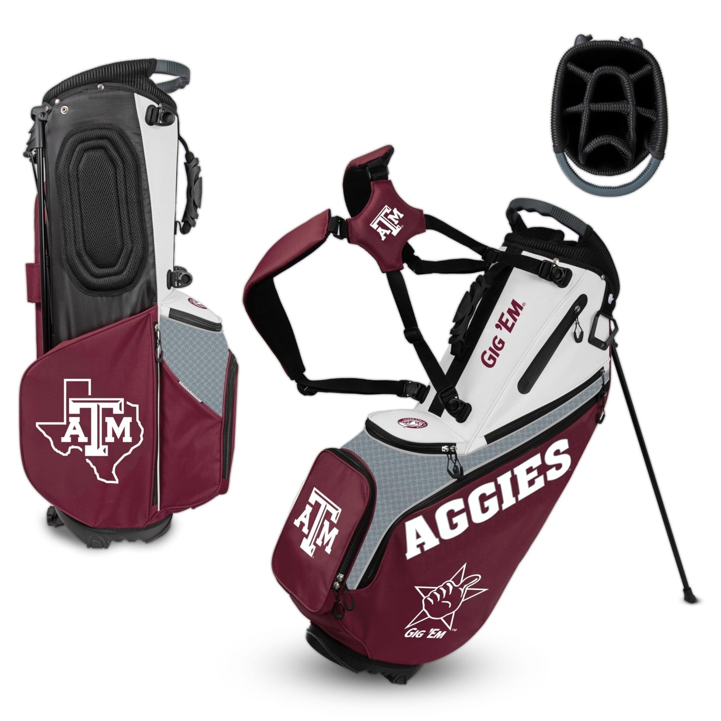 Texas A&M Back Nine Stand Bag NCAA |Team Effort - Team Effort